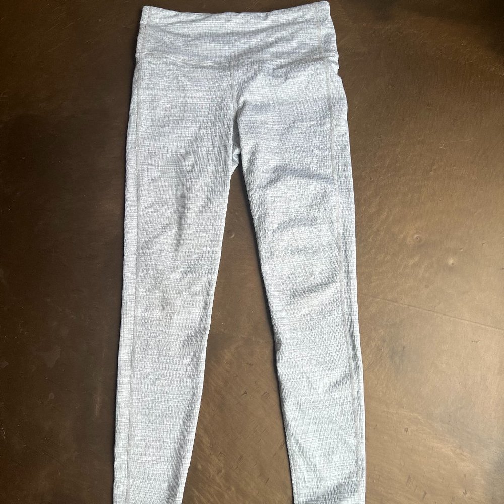 Athleta leggings, Silver, Medium